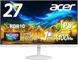 27インチ ゲーミング液晶モニター acer KA272 本体 2021年製 27インチ ゲーミング液晶モニター acer KA272 本体 2021年製